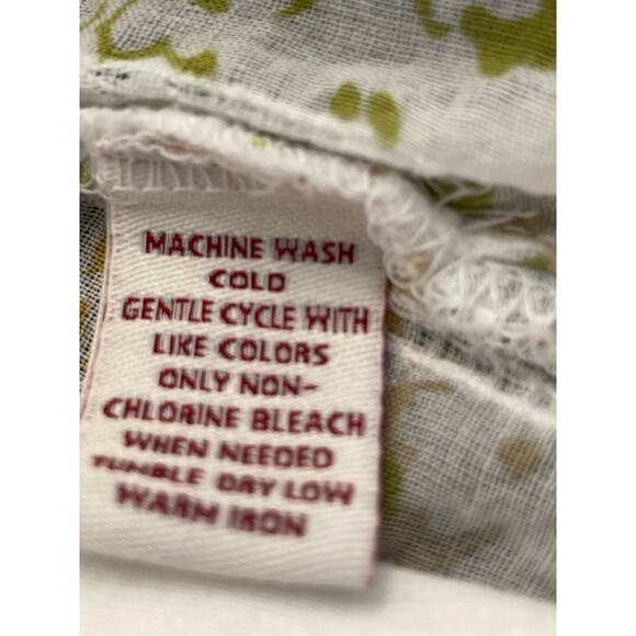 JM Collection 100% Cotton 2 piece button up and tee BOHO size 18 - Picture 5 of 15